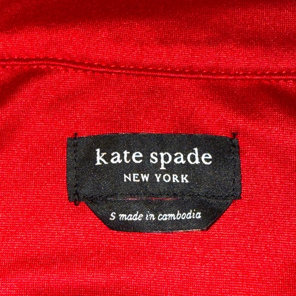 Kate Spade Luxury Small Pajama Set Red All Dolled Up Feminine Whimsical Comfy - Picture 6 of 16